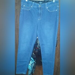 Jones New York Women's Blue Skinny Jeans Size 12